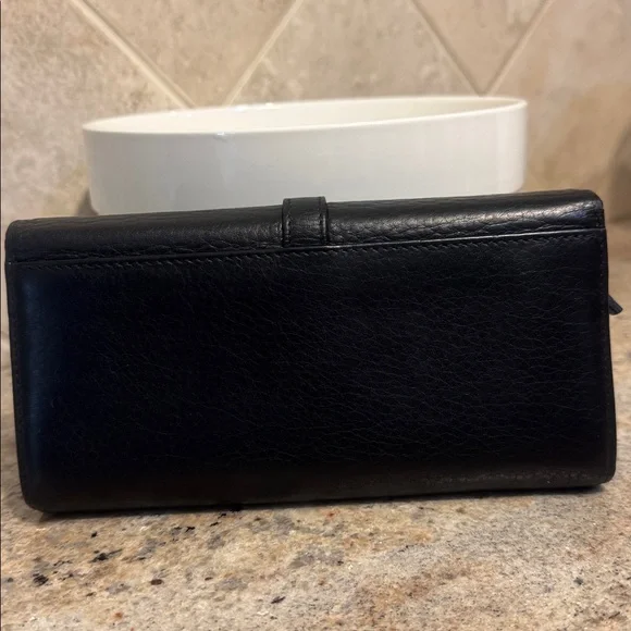 GUCCI Horsebit Trifold Black Continental Wallet - Picture 4 of 17